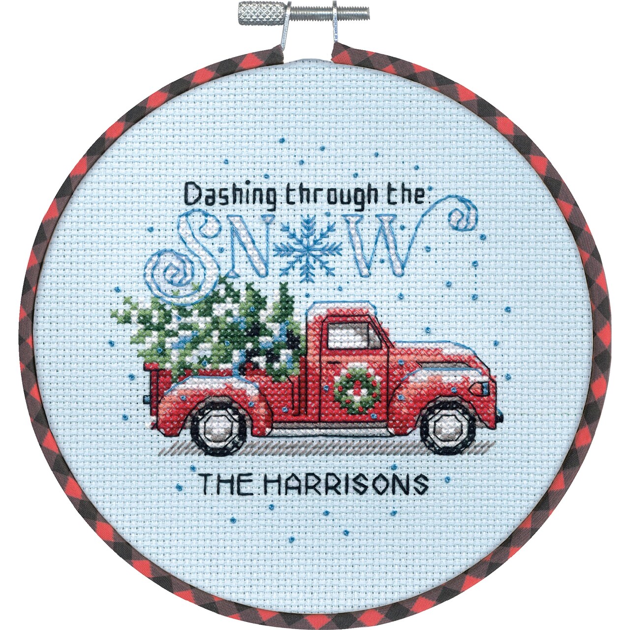 DIY Dimensions Holiday Family Truck Christmas Counted Cross Stitch Kit 09005